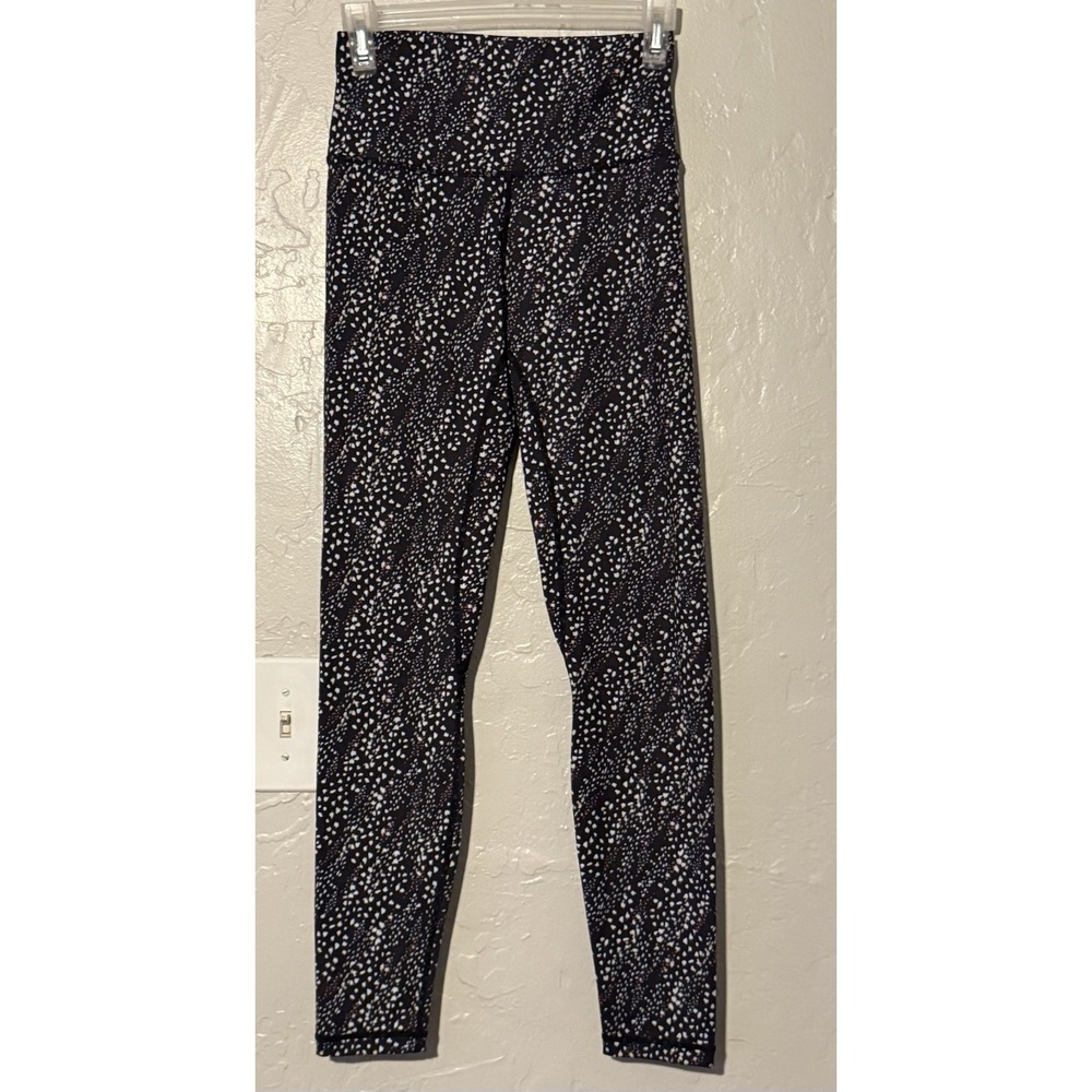 Senita Athletics Legging Womens Medium Multi Speckles High Waisted Workout Pant